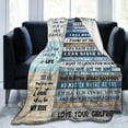 thumbnail image 2 of LHSHID Boyfriend Birthday Gift Throw Blankets I Love You Gifts for Him to My Boyfriend Blanket Anniversary Romantic Gifts Blanket for Bed Couch Soft Throw Blankets for Christmas Valentines 40"x50", 2 of 6