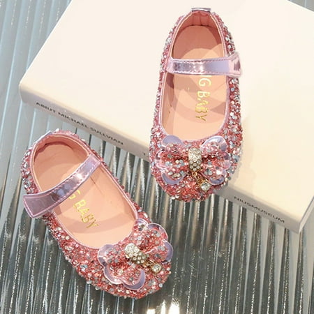 

PEASKJP Girls Sneakers Children Girls Breathable Walking Slip On Anti Slip Shoes Sneakers Non Slip Work Trainer Pink 2