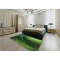 thumbnail image 4 of Ahgly Company Indoor Rectangle Patterned Dark Lime Green Area Rugs, 2' x 3', 4 of 6