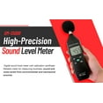 thumbnail image 2 of SM-130DB Digital Decibel Meter Reader and Sound Level Meter Type 2 with Calibration Certificate. Measurement Device for Environmental and Mechanical Noise Monitor - Manufacturing, Office, Classroom, 2 of 6
