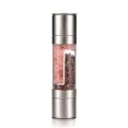 thumbnail image 1 of Sea Salt and Pepper Grinder, Stainless Steal 2 in 1 Dual Chambers, Seasonings Spices Mill with Adjus, 1 of 5