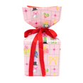 thumbnail image 1 of Pink Christmas Character Themed Gift Box with Twill Ribbon Holiday Time, 1 of 5