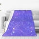 thumbnail image 1 of Balery Purple Glitter Manta de Felpa Suave y Acogedora – Cobija de Franela Aterciopelada para Cama, Lavable y Cálida para Sofá, Mascotas, Transpirable-50"x40", 1 of 7