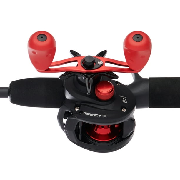 abu garcia black max red grips SX Spinning Reel while the V Abu Garcia Black Max Baitcast