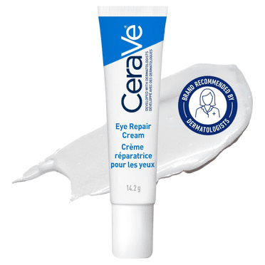 CeraVe Eye Repair Cream, Brightening Eye Cream with Marine Complex and Ceramides to Reduce Dark Circles, 14.2g