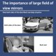 thumbnail image 4 of Espejo retrovisor grande, espejo retrovisor panorámico antideslumbrante, espejo retrovisor gran angular universal, espejos retrovisores originales instalados (grande), 4 of 5