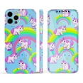 thumbnail image 3 of DesignSkinz Magical Cartoon Unicorns Full-Body Skin Decal Wrap Cover for iPhone 12, 3 of 9