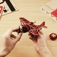 thumbnail image 2 of ROKR Sky Captain DIY Pendulum Toy 3D Puzzle Wooden Model Building Kits Toys for Adult Gifts,Red, 2 of 7