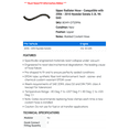 thumbnail image 2 of Upper Radiator Hose - Compatible with 2006 - 2010 Hyundai Sonata 3.3L V6 GAS 2007 2008 2009, 2 of 2