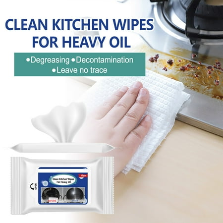 

Heavy Oil Stain Cleaning Wet Towel Kitchen Range Hood Degreasing Wet Paper Towel One Time Cleaning Wet Towel 10pcs