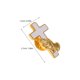 thumbnail image 2 of Luxshiny 4Ud Broches Cruz Católica Con Símbolo De Manos Orantes Para Accesorios Espirituales, 2 of 8