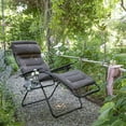 thumbnail image 3 of Open Box Lafuma Futura Air Comfort XL Series Outdoor Relaxation Chair, Taupe, 3 of 4