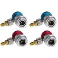 thumbnail image 1 of 4Pcs Car Auto Freon R134A Quick Coupler Adapters Air Conditioning Refrigerant Adjustable A/C Manifold Gauge, 1 of 7