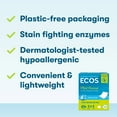 thumbnail image 6 of ECOS Hypoallergenic Laundry Detergent Sheets for Sensitive Skin, Free & Clear, 64 ct, 6 of 10