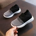thumbnail image 2 of Toddler Shoes - Children's Mesh Sneakers Boys Breathable Mesh Shoes Girls Casual Shoes Kids Baby Soft Soled Shoes - Boys Shoes,Girls Shoes,Kids Shoes,Baby Shoes,Color:Black,Size:4-4.5Years, 2 of 3