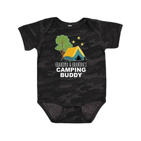 

Inktastic Grandma and Grandpa Camping Buddy Gift Baby Boy or Baby Girl Bodysuit