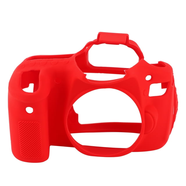 Silicone Camera Cover, Washable Wear Resistant Scratchproof Silicone Camera Case Precise Cutouts For 60D Camera Black,Red,Camouflage