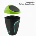 thumbnail image 4 of CxhicLuv Car Mini Trash Can, Auto Garbage Bin, Push-type Spring Opening Bin for Door & Seat, Car Organizer Accessories, Sealed & Odor-proof & Space-saving, Car Owners, Families, Green, 4 of 6