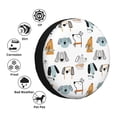 thumbnail image 4 of Fotbe Puppy Funda de Llanta de Repuesto con Estampado, Engrosada, Ajuste Universal para Jeep, Remolque, RV, SUV, Camión-16 inch, 4 of 6