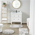 thumbnail image 3 of JERFIT Cotton Round Bath Rug Non-Slip, Bohemian Medallion Tufted Bathroom Mat, Super Absorbent & Soft Taupe Carpet for Bathroom Decor, 3 of 9