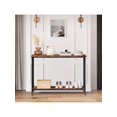 thumbnail image 2 of Ourlova Console Table. Console Table. Industrial Sofa Table Narrow Entry Table With Storage Shelf And Metal Frame. Sofa Back Table. Living Room Foyer Table, 2 of 8