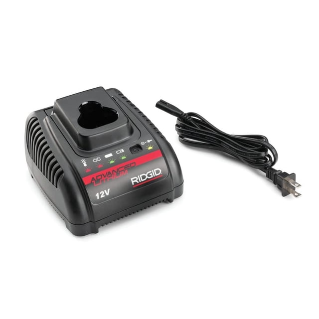 Cargador de batería RIDGID 55193 12V para batería de iones de litio