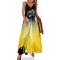thumbnail image 1 of Vestido sin mangas amarillo suave vestidos de lujo vestido largo vestido de mujer verano 2024 mujer, 1 of 7