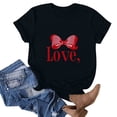 thumbnail image 4 of RXMEKW Chemises à Manches Courtes pour Femmes, T-Shirts Décontractés Imprimés à Col Rond pour Femmes, 4 of 8