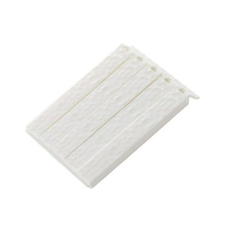 

10 X Food Bag Storage Clips Freezer Fridge Sealing Pegs Mixed Sizes White&Gray