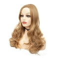 thumbnail image 5 of WEIWEIGG 26Inch Long Wavy Blonde Wig for Women, Synthetic Wig with Adjustable Cap, Comfortable Mesh, Natural Shine, Ideal for Daily/Halloween/Cosplay, 5 of 9