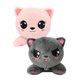 thumbnail image 1 of Juguetes de peluche Miss Misa y Luna Kawaii Gris Esqueleto Ala rosa Muñecas de gato Animales de peluche suaves Regalos de fiesta Petmoko 117, 1 of 3
