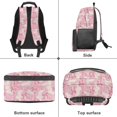 thumbnail image 4 of HUIACONG Pink Camo Bow School Backpack for Boys Girls Ages 6-18 Water Resistant Multi Pocket Padded Adjustable Straps Large Capacity Bookbag for Elementary Middle High School Daily Use, 4 of 7