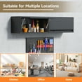 thumbnail image 3 of Coolsun Metal Cabinet, Garage Wall Cabinet with up-Flip Door, 31.5" Wall Mounted Storage Cabinet for Kitchen,Garage,Basement,Warehouse,Easy Assembly, 3 of 7