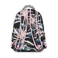 thumbnail image 3 of Hawaii Tropical Wind Palm Leaves Backpack: Durable Lightweight Laptop Daypack for Students, Large Capacity Bookbag with Padded Sleeve, Perfect Gift for Campus Commute, 3 of 6