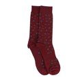thumbnail image 1 of bar III Mens Floral Print Dress Socks, Red, 7-12, 1 of 1