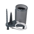 thumbnail image 1 of simhoa Glass Rinser 360 degree Nylon Brush Kitchen Sink Attachment for Household Cafe Bar Gray, 1 of 8