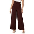 thumbnail image 2 of TrendOFT Wide Leg Dress Pants for Women Pull on Work Dress Pants Business Casual Slacks Trousers L, 2 of 6