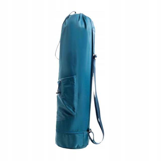 Yoga Mat Bag Gym Bag Multifunctional Fitness Pouch Exercise Yoga Mat Blue