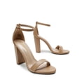 thumbnail image 3 of Sandalia DREAM PAIRS Tacón Grueso Alto Nude Cuero Vegano 11, 3 of 8