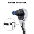 thumbnail image 3 of 3/8 Inch Drive Low Profile Impact Hex Driver Set 16 Pcs SAE/Metric 1/4-3/4 Inch 6-19mm -Mo Steel, 3 of 5