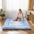 thumbnail image 5 of Japanese Floor Mattress Futon Mattress, Memory Foam Futon Roll Up Guest Mattress Twin Size, 5 of 6