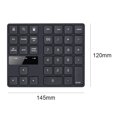 thumbnail image 2 of Teclado digital inalámbrico de 35 teclas Teclado numérico de 2,4 GHz para tabletas portátiles, 2 of 5