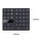 thumbnail image 2 of Teclado digital inalámbrico de 35 teclas Teclado numérico de 2,4 GHz para tabletas portátiles, 2 of 5