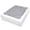 White, variant on Twin Size Box Spring Cover with Smooth and Elastic Woven Material, Alternates for Bed Skirt, Wrinkle & Fading Resistant, Washable, Dustproof, White
