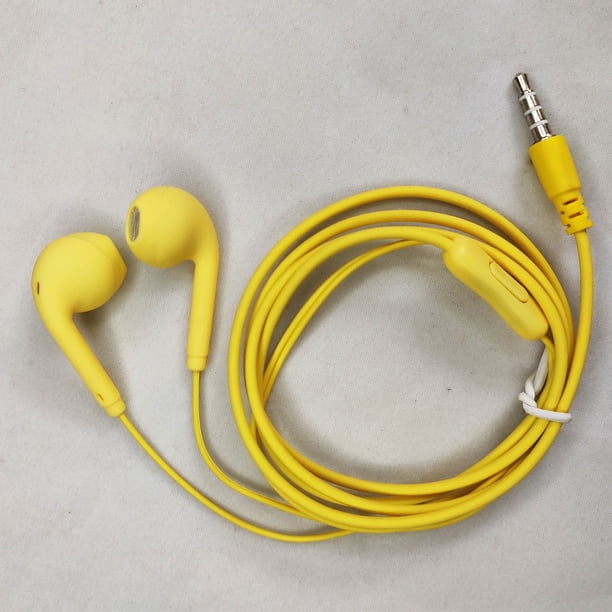 Auriculares electrónicos con cable y micrófono, auriculares internos con aislamiento de ruido, potentes y de alta definición, compatibles con la mayoría de los auriculares de 3,5 mm.