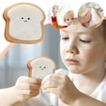 thumbnail image 2 of ICQOVD Learning Bread Toast Squishy Slow Rising Decompression Tool, 2 of 9