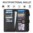 thumbnail image 3 of Cartera Travelambo de piel RFID de gran capacidad para mujer, 3 of 7