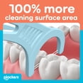 thumbnail image 3 of Plackers® Twin Line® Floss Picks with Tuffloss® Fiber & FlipPick®, Intense Mint, Double-Line Flosser for Effective Plaque Removal, 75 Count, 3 of 11