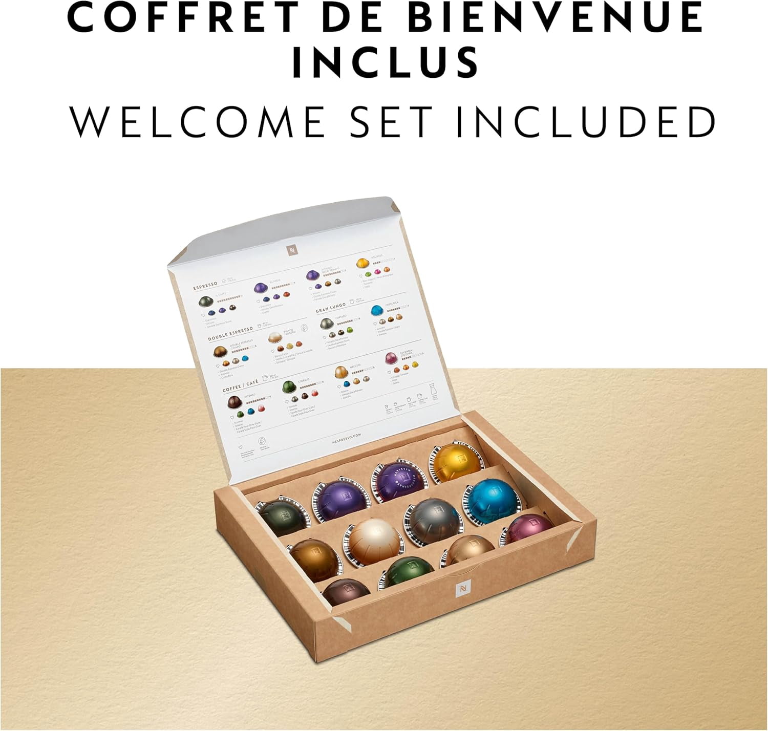 Festive Vertuo Pop+ Coffee and Espresso Maker, Matte Black Gold