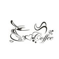 thumbnail image 4 of Ounissouiy Wall Stickers PVC Coffee Cup Kitchen Waterproof Wallpaper Dinning Decors Art Removable Supplies 58x30cm Decals Room Type2 NO2, 4 of 6